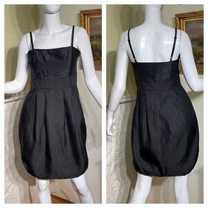 BCBG Paris LBD Black Cocktail Mini Dress